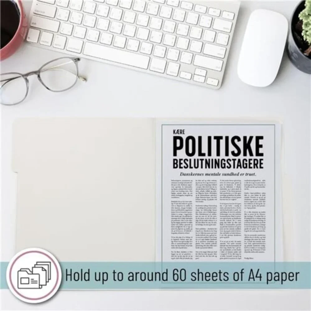 File Folders, 18 Pack, Multicolor 1/3-Cut Tab Letter Size, Durable Paper Folders